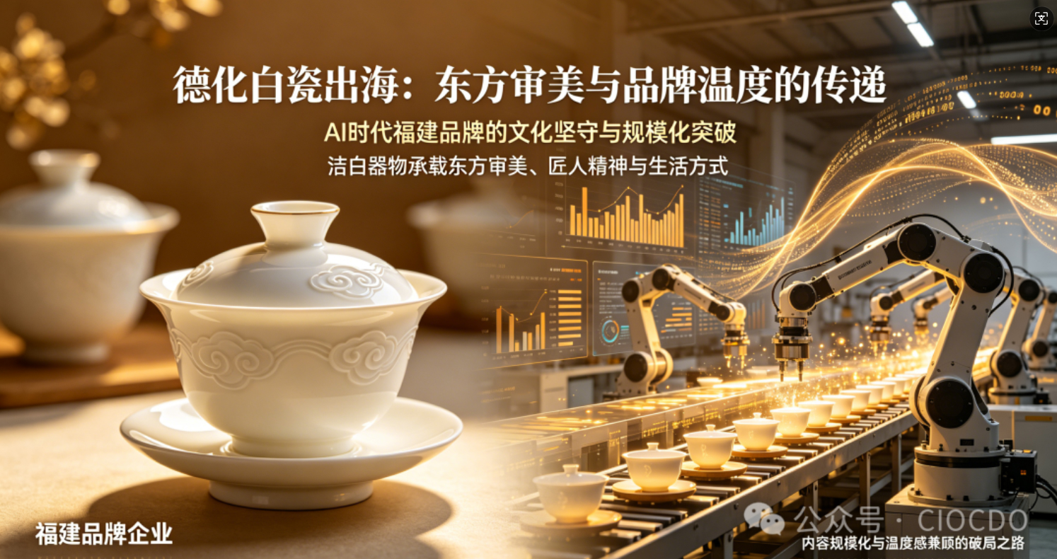 睿信AI咨询 05｜德化白瓷为什么能出海：AI时代品牌内容如何“有温度地规模化”